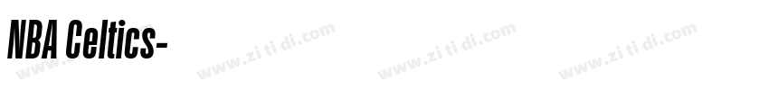NBA Celtics字体转换